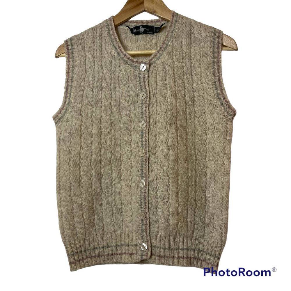 Vintage Hunt Club Wool Vest Size Medium